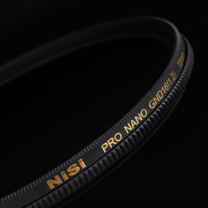 NiSi 82mm Nano Coating Graduated Neutral Density Filter GND16 1.2 Circular Graduated ND Filters | NiSi Filters Australia | 4