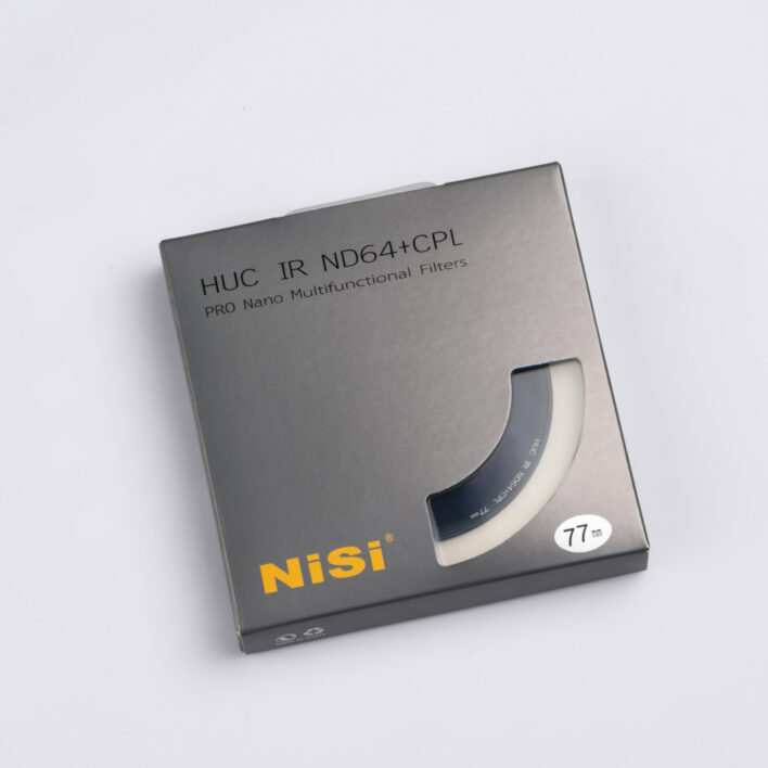 NiSi HUC PRO Nano IR ND64 + CPL 67mm Multifunctional Filter Circular ND+CPL Multifunctional Filters | NiSi Filters Australia | 5