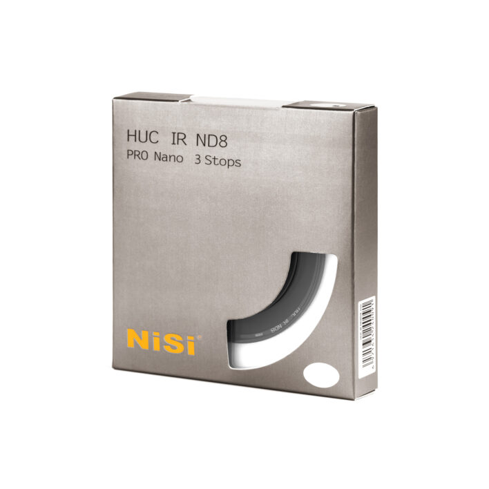NiSi 62mm HUC PRO Nano IR Neutral Density Filter ND8 (0.9) 3 Stop Circular ND Filters | NiSi Filters Australia | 3