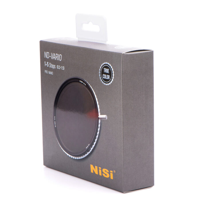 NiSi 40.5mm ND-VARIO Pro Nano 1.5-5stops Enhanced Variable ND Circular ND-VARIO Variable ND Filters | NiSi Filters Australia | 4