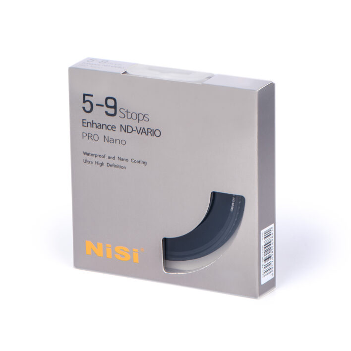 NiSi 55mm ND-VARIO Pro Nano 5-9 stops Enhanced Variable ND NiSi Circular Filters | NiSi Filters Australia | 12