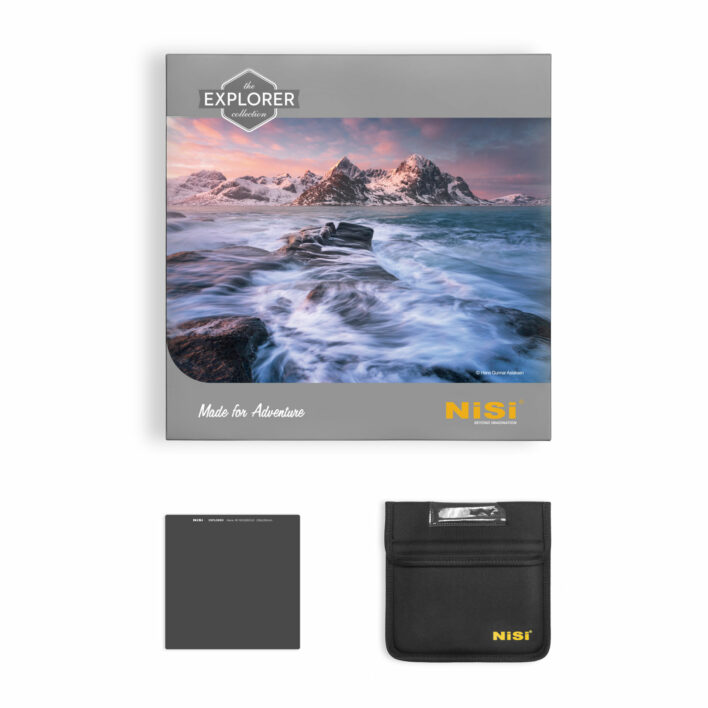 NiSi Explorer Collection 150x150mm Nano IR Neutral Density filter – ND1000 (3.0) – 10 Stop NiSi 150mm Square Filter System | NiSi Filters Australia | 2