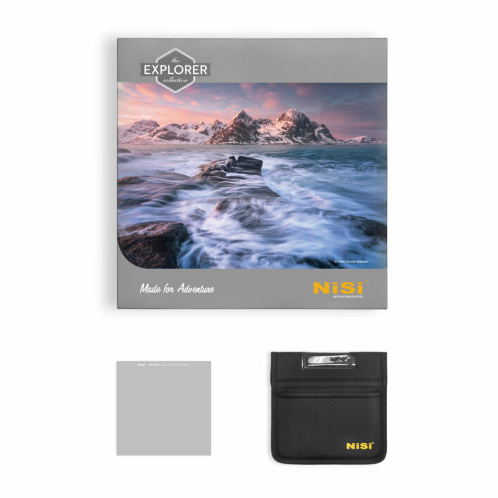 NiSi Explorer Collection 150x150mm Nano IR Neutral Density filter – ND8 (0.9) – 3 Stop NiSi 150mm Square Filter System | NiSi Filters Australia | 2
