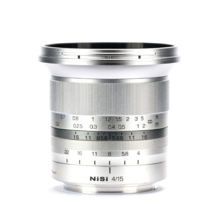 NiSi 15mm f/4 Sunstar Wide Angle ASPH Lens in Silver (Fujifilm X Mount) Fujifilm X Mount | NiSi Filters Australia | 24
