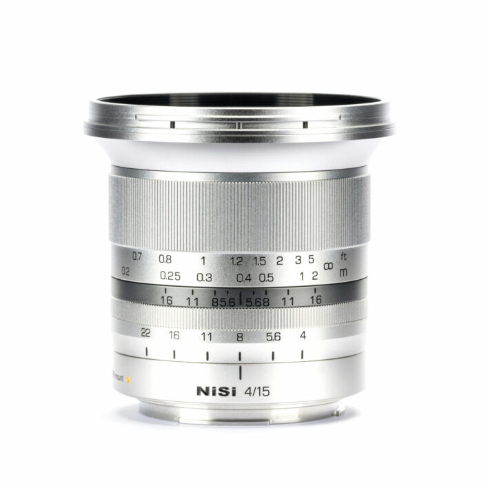 NiSi 15mm f/4 Sunstar Wide Angle ASPH Lens in Silver (Fujifilm X Mount) Fujifilm X Mount | NiSi Filters Australia |
