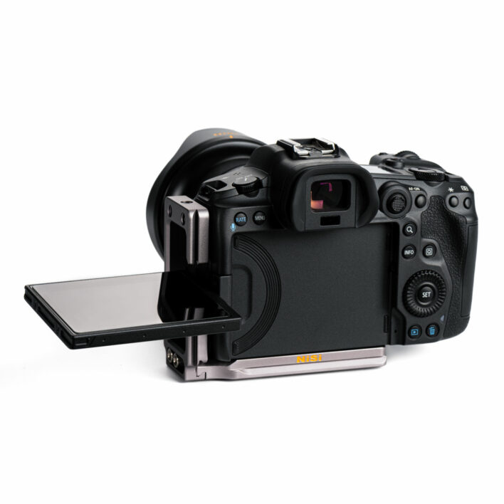 NiSi PRO NLP-CG Adjustable L Bracket for Camera with Flip Out Screen (Tripod mount point in the middle of the camera base) Camera Brackets and Quick Release Plates | NiSi Filters Australia | 15