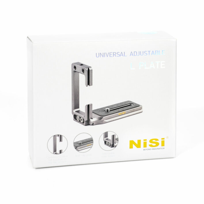 NiSi PRO NLP-CG Adjustable L Bracket for Camera with Flip Out Screen (Tripod mount point in the middle of the camera base) Camera Brackets and Quick Release Plates | NiSi Filters Australia | 23