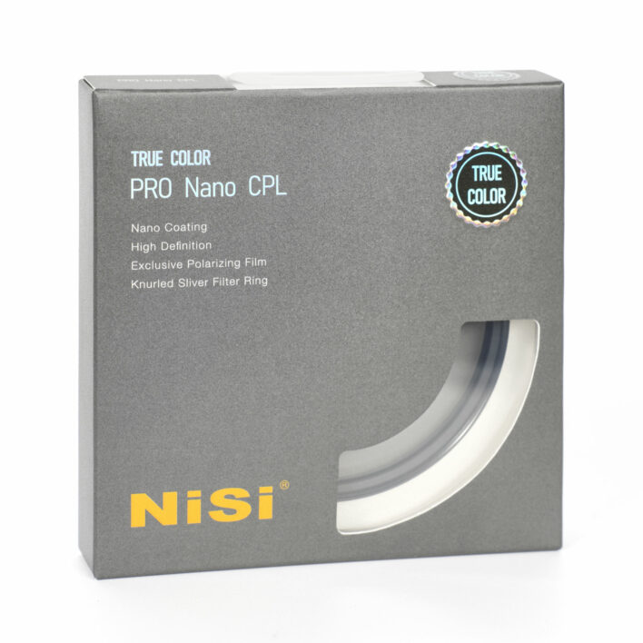 NiSi 58mm True Color Pro Nano CPL Circular Polarizing Filter Circular CPL Circular Polarising Filters | NiSi Filters Australia | 8