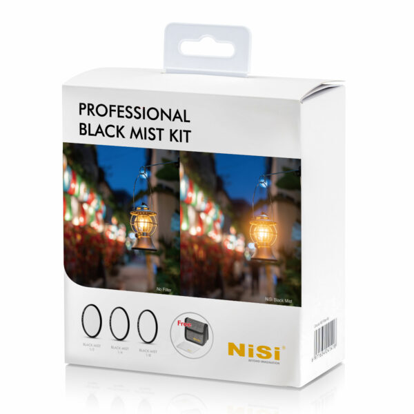 NiSi 95mm Professional Black Mist Kit with 1/2, 1/4, 1/8 and Case Circular Black Mist | NiSi Filters Australia |