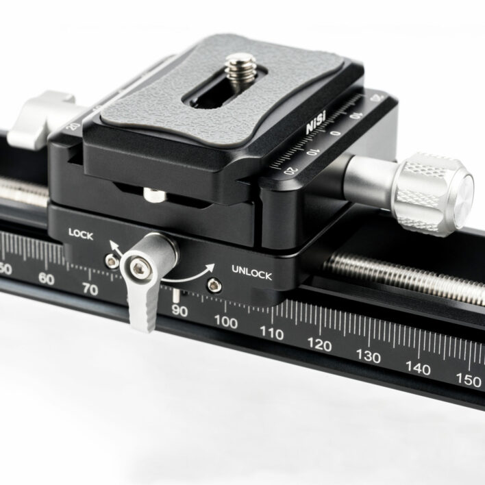NiSi Quick Adjustment Macro Focusing Rail NM-200 with 360 Degree Rotating Clamp Close Up Lens | NiSi Filters Australia | 8