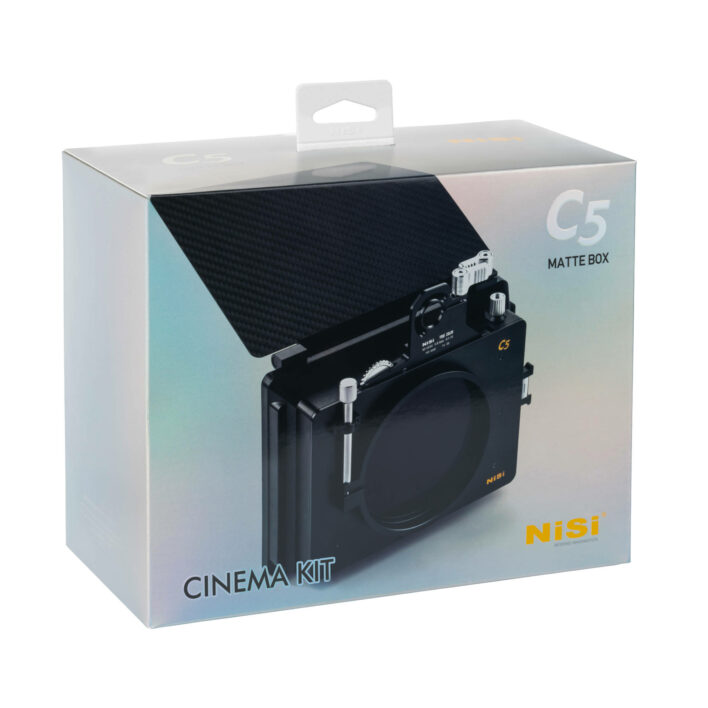 NiSi Cinema C5 Matte Box Cinema Kit (Matte Box, VND 1-5 Stops, Rotating PL, 4 Stop ND, Black Mist 1/8, Adaptors and Pouch) C5 Matte Box System | NiSi Filters Australia | 14