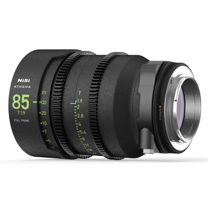 NiSi 85mm ATHENA PRIME Full Frame Cinema Lens T1.9 (E Mount) E Mount | NiSi Filters Australia | 2