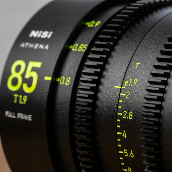 NiSi ATHENA PRIME Full Frame Cinema Lens Kit with 5 Lenses 14mm T2.4, 25mm T1.9, 35mm T1.9, 50mm T1.9, 85mm T1.9 + Hard Case (PL Mount) NiSi Athena Cinema Lenses | NiSi Filters Australia | 18