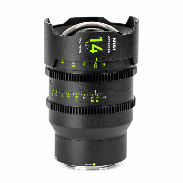NiSi 14mm ATHENA PRIME Full Frame Cinema Lens T2.4 (E Mount | No Drop In Filter) E Mount | NiSi Filters Australia | 2