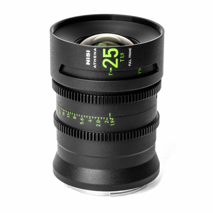 NiSi 25mm ATHENA PRIME Full Frame Cinema Lens T1.9 (G Mount | No Drop In Filter) G Mount | NiSi Filters Australia | 2