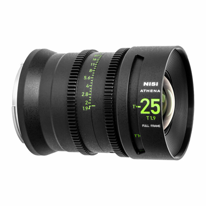 NiSi 25mm ATHENA PRIME Full Frame Cinema Lens T1.9 (G Mount | No Drop In Filter) G Mount | NiSi Filters Australia |