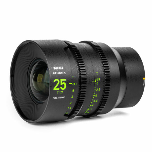 NiSi 25mm ATHENA PRIME Full Frame Cinema Lens T1.9 (E Mount | No Drop In Filter) E Mount | NiSi Filters Australia |