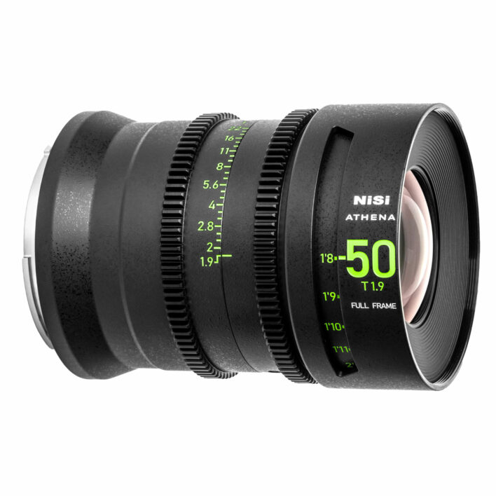 NiSi 50mm ATHENA PRIME Full Frame Cinema Lens T1.9 (G Mount | No Drop In Filter) G Mount | NiSi Filters Australia |