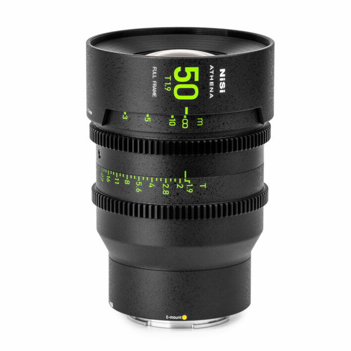 NiSi 50mm ATHENA PRIME Full Frame Cinema Lens T1.9 (E Mount | No Drop In Filter) E Mount | NiSi Filters Australia | 2