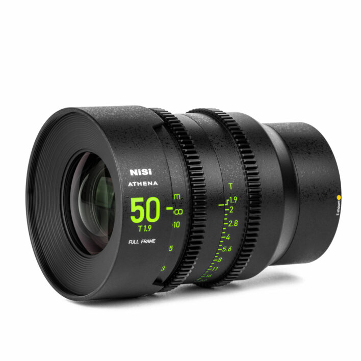 NiSi 50mm ATHENA PRIME Full Frame Cinema Lens T1.9 (E Mount | No Drop In Filter) E Mount | NiSi Filters Australia |