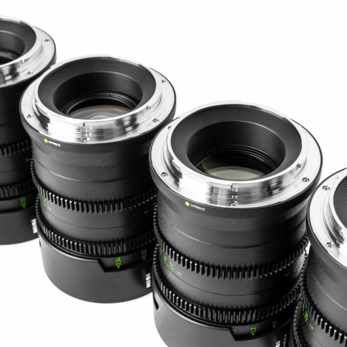 NiSi ATHENA PRIME Full Frame Cinema Lens Kit with 5 Lenses 14mm T2.4, 25mm T1.9, 35mm T1.9, 50mm T1.9, 85mm T1.9 + Hard Case (G Mount | No Drop In Filter) G Mount | NiSi Filters Australia | 20