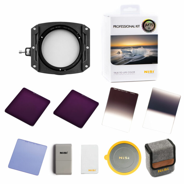 NiSi M75-II 75mm Professional Kit with True Color NC CPL NiSi 75mm Square Filter System | NiSi Filters Australia |