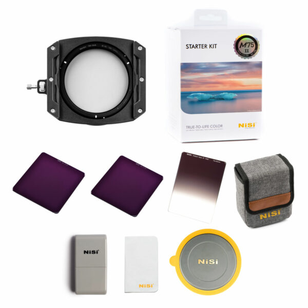NiSi M75-II 75mm Starter Kit with True Color NC CPL NiSi 75mm Square Filter System | NiSi Filters Australia |