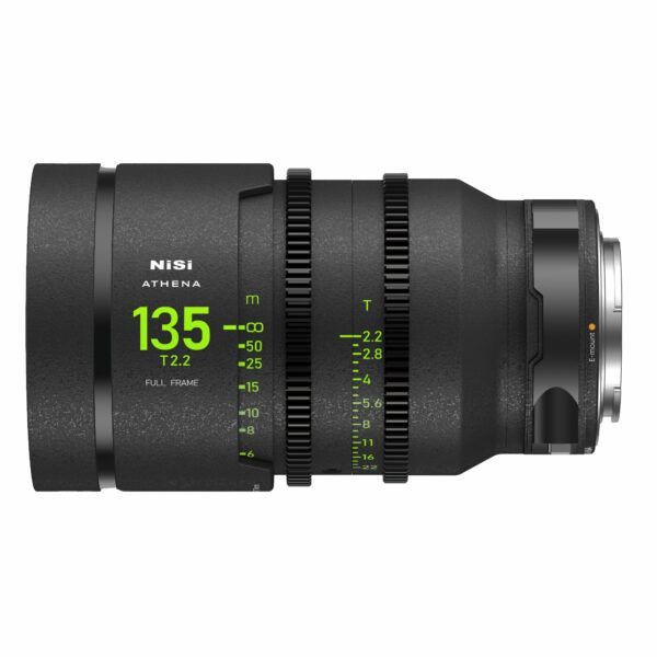 NiSi 135mm ATHENA PRIME Full Frame Cinema Lens T2.2 (E Mount) E Mount | NiSi Filters Australia |