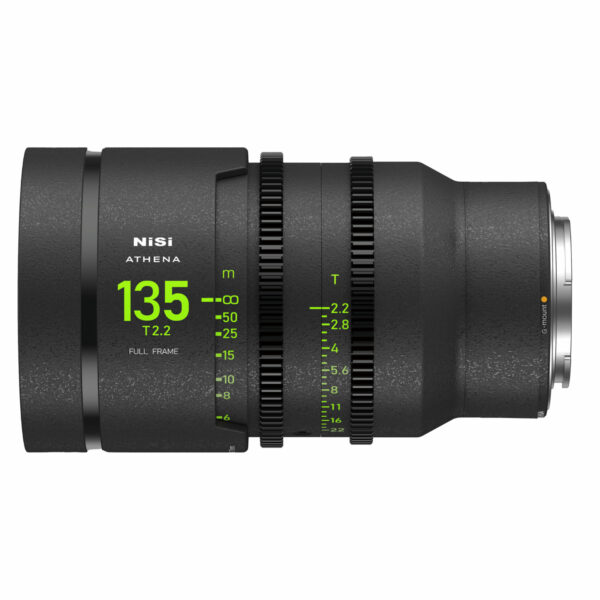 NiSi 135mm ATHENA PRIME Full Frame Cinema Lens T2.2 (G Mount | No Drop In Filter) G Mount | NiSi Filters Australia |