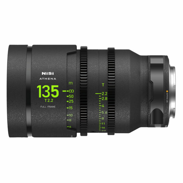 NiSi 135mm ATHENA PRIME Full Frame Cinema Lens T2.2 (RF Mount) NiSi Athena Cinema Lenses | NiSi Filters Australia |