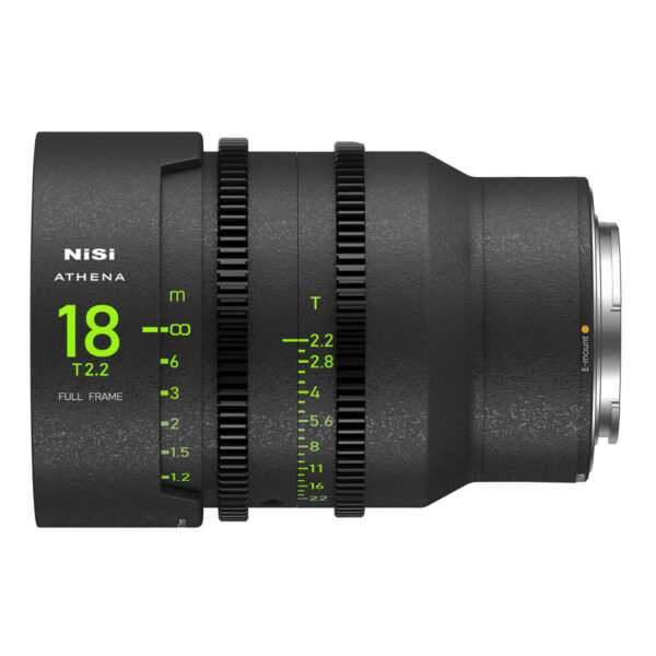 NiSi 18mm ATHENA PRIME Full Frame Cinema Lens T2.2 (E Mount | No Drop In Filter) E Mount | NiSi Filters Australia |
