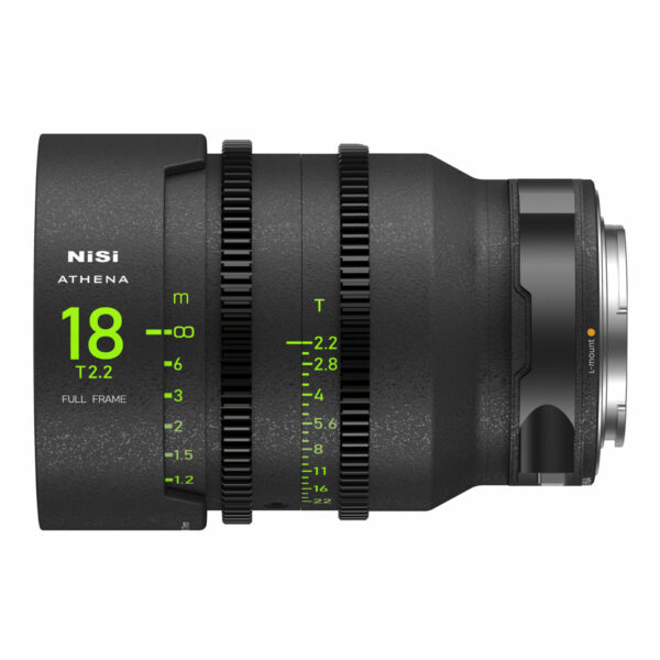 NiSi 18mm ATHENA PRIME Full Frame Cinema Lens T2.2 (L Mount) L Mount | NiSi Filters Australia |