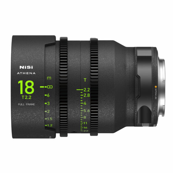 NiSi 18mm ATHENA PRIME Full Frame Cinema Lens T2.2 (RF Mount) NiSi Athena Cinema Lenses | NiSi Filters Australia |