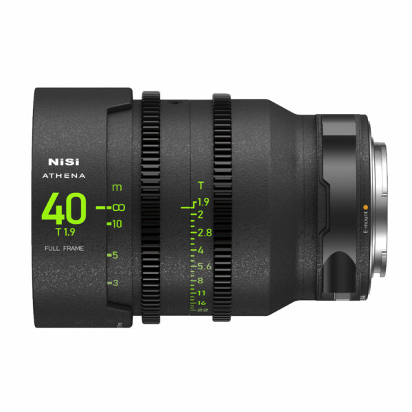 NiSi 40mm ATHENA PRIME Full Frame Cinema Lens T1.9 (E Mount) E Mount | NiSi Filters Australia |