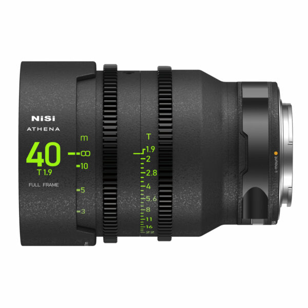 NiSi 40mm ATHENA PRIME Full Frame Cinema Lens T1.9 (L Mount) L Mount | NiSi Filters Australia |