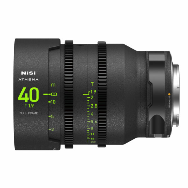 NiSi 40mm ATHENA PRIME Full Frame Cinema Lens T1.9 (RF Mount) NiSi Athena Cinema Lenses | NiSi Filters Australia |