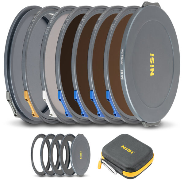 NiSi JetMag Pro Cinema Kit 82MAG Magnetic Filter Kit (FS ND 2 Stop, FS ND 3 Stop, FS ND 4 Stop, FS ND 6 Stop, TC CPL, Black Mist 1/8, 67mm/72mm/77mm/82mm Adaptors, Two Front Caps, Back Cap, Caddy Pouch) | NiSi Filters Australia | NiSi JetMag Pro Cinema Kit 82MAG Magnetic Filter Kit (FS ND 2 Stop, FS ND 3 Stop, FS ND 4 Stop, FS ND 6 Stop, TC CPL, Black Mist 1/8, 67mm/72mm/77mm/82mm Adaptors, Two Front Caps, Back Cap, Caddy Pouch) 82MAG | NiSi Filters Australia |