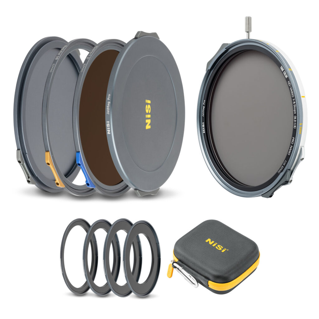 NiSi JetMag Pro VND 1-9 Stops VND Mist Creative 82MAG Magnetic Filter Kit (1–5 Stops True Color VND, FS ND 4 Stops, 1/8 Black Mist, 67mm/72mm/77mm/82mm Adaptors, Front Cap, Back Cap, Caddy Pouch) | NiSi Filters Australia | NiSi JetMag Pro VND 1-9 Stops VND Mist Creative 82MAG Magnetic Filter Kit (1–5 Stops True Color VND, FS ND 4 Stops, 1/8 Black Mist, 67mm/72mm/77mm/82mm Adaptors, Front Cap, Back Cap, Caddy Pouch) 82MAG | NiSi Filters Australia |