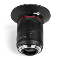 NiSi MAXMAG adapter fitted to an upright Canon RF 14mm f/1.4 L lens