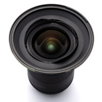 Canon RF 14mm f/1.4 L front element seen through the NiSi MAXMAG adapter