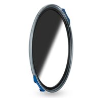 Upright view of the NiSi JetMag Pro Medium Graduated FS GND8 95MAG filter and its slim aluminum frame