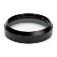 NiSi NC UV Filter II 49mm for Fujifilm X100, black filter, three quarter view