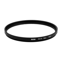 Front view of the NiSi 86mm NC UV for Hasselblad brass frame filter