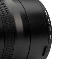 The NiSi 86mm NC UV for Hasselblad fitted with the original lens hood in place
