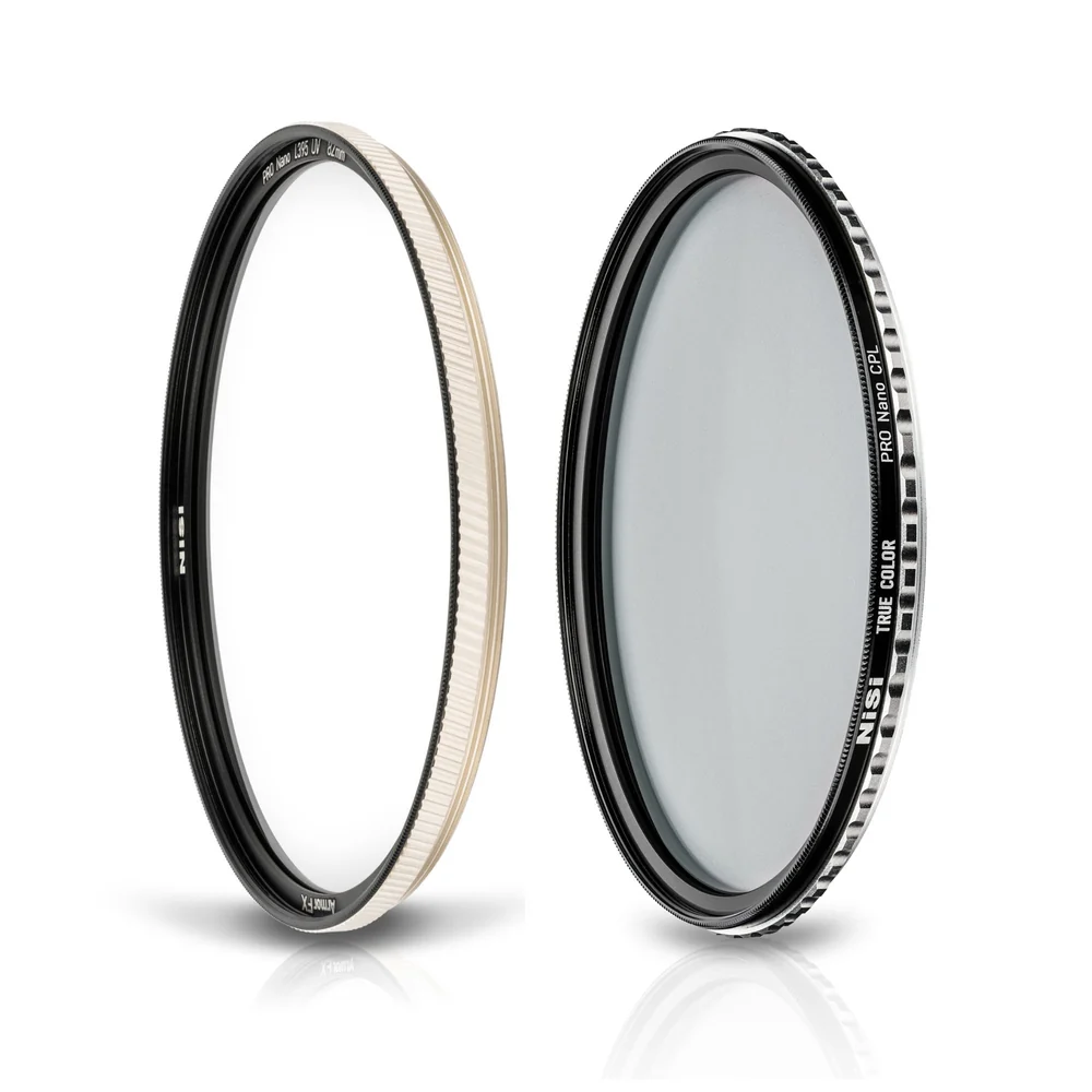 NiSi Armor FX UV filter and True Color CPL circular polariser bundle