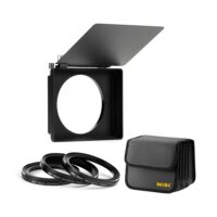 NiSi JetMag Pro Matte Box Kit (95MAG) with three adaptor rings and Matte Box Bag